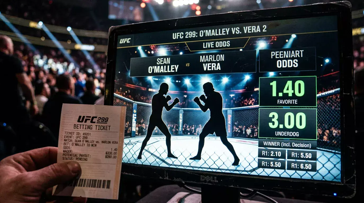 Moneyline en Apuestas UFC: Qué Es y Cómo Funciona